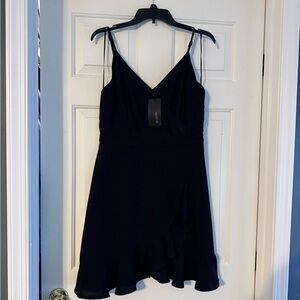 19 Cooper Asymmetrical Little Black Dress